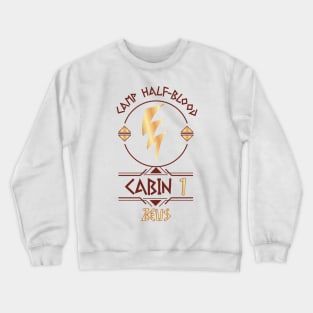 Cabin #1 in Camp Half Blood, Child of Zeus – Percy Jackson inspired design Crewneck Sweatshirt